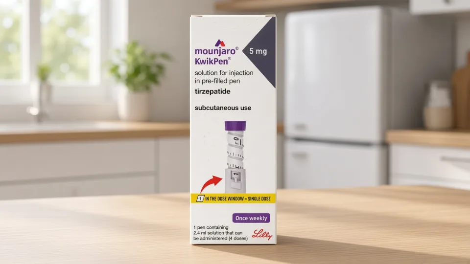 Mounjaro in plain words: tirzepatide, KwikPen and what to check on the pack