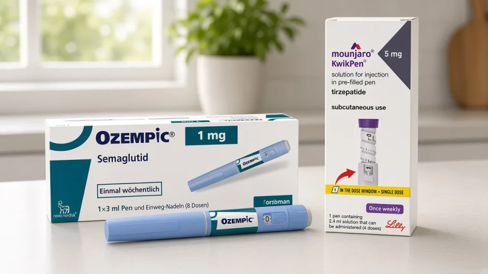 Semaglutide vs tirzepatide: two molecules in plain words