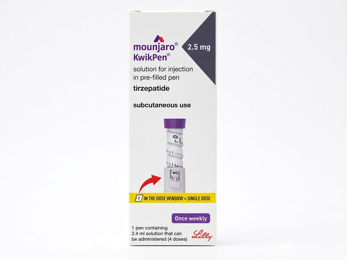 Mounjaro KwikPen 2.5 mg carton