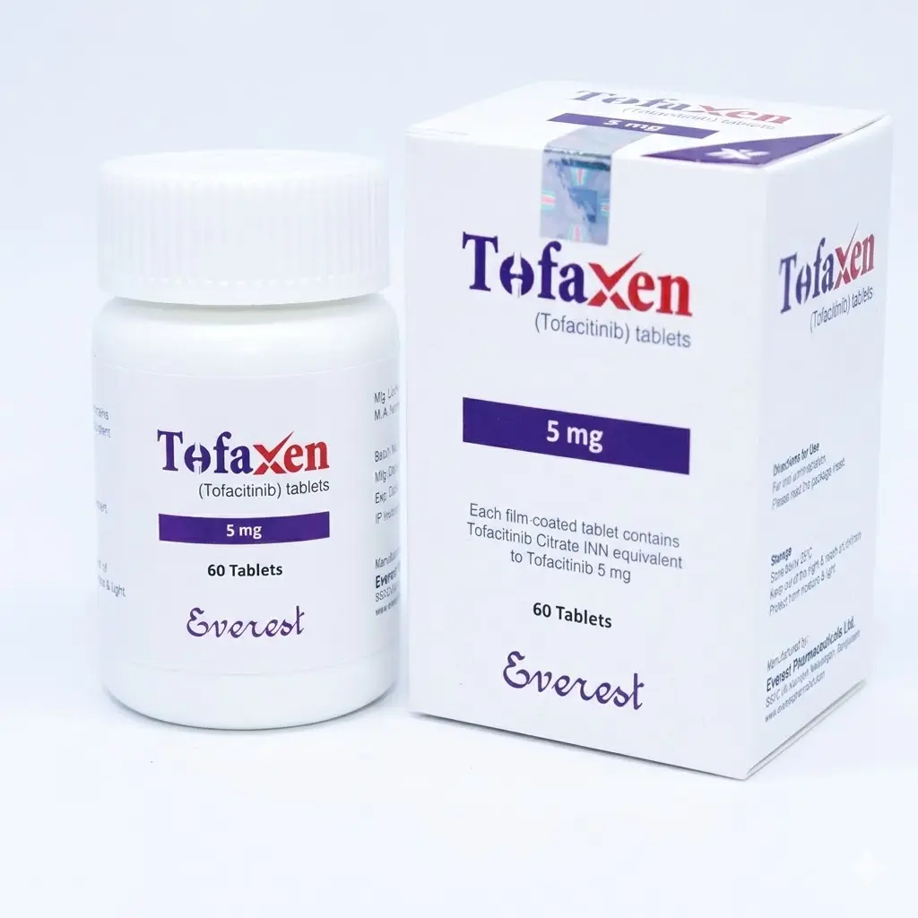 Tofaxen — Tofacitinib 5 mg, 60 pcs, Everest