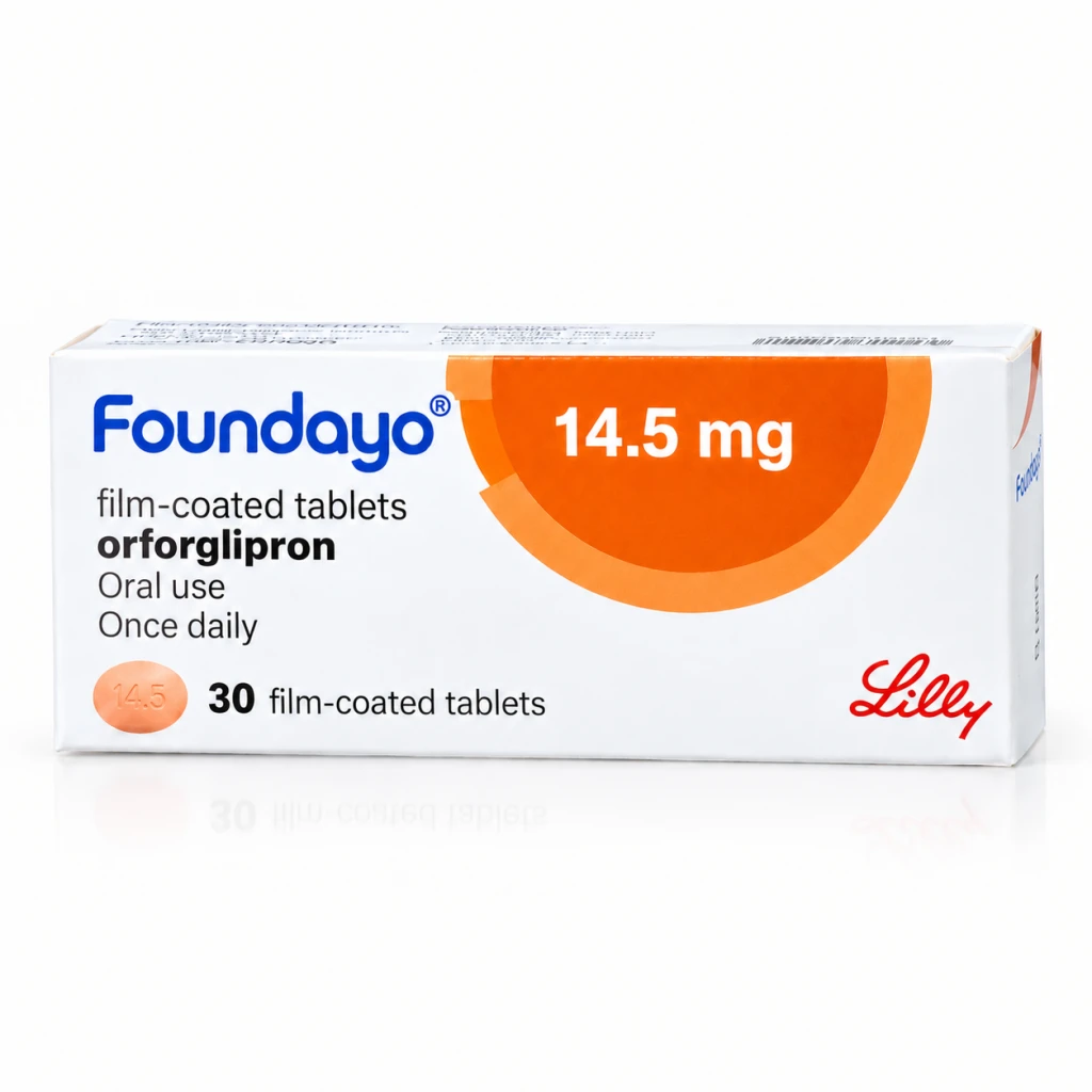 Foundayo 14.5 — Orforglipron 14.5 mg, 30 pcs, Eli Lilly