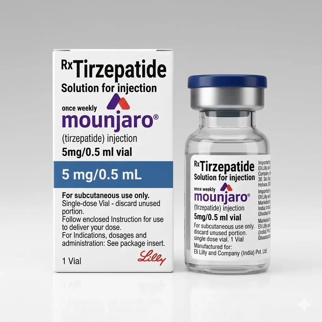 Mounjaro 5 — Tirzepatide 5 mg / 0.5 ml, 1 pcs, Eli Lilly