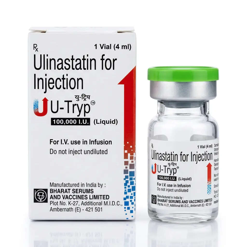 U-Tryp — Ulinastatin 100,000 I.U. / 4 ml, 1 pcs, Bharat Serums