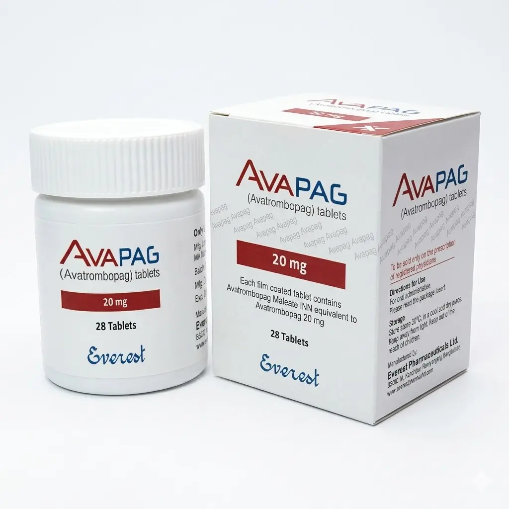 Avapag — Avatrombopag 20 mg, 28 pcs, Everest
