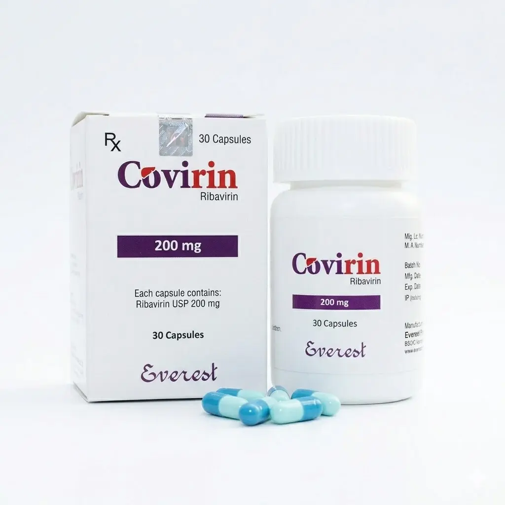 Covirin — Ribavirin 200 mg, 30 pcs, Everest