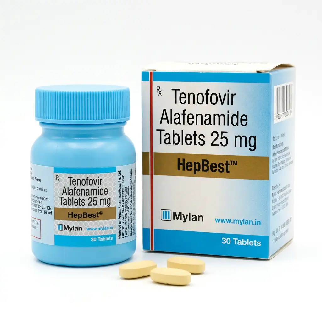 HepBest — Tenofovir Alafenamide 25 mg, 30 pcs, Mylan