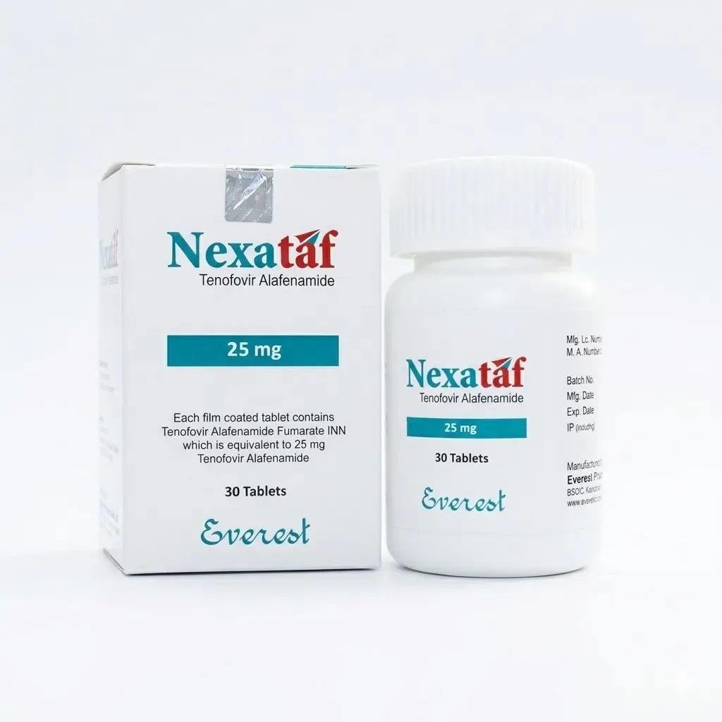 Nexataf — Tenofovir Alafenamide 25 mg, 30 pcs, Everest