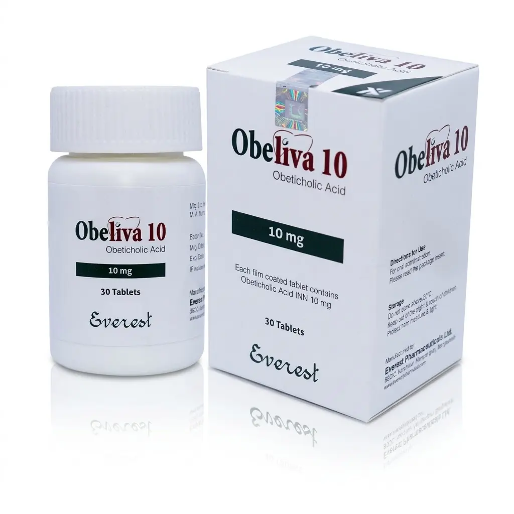 Obeliva 10 — Obeticholic Acid 10 mg, 30 pcs, Everest