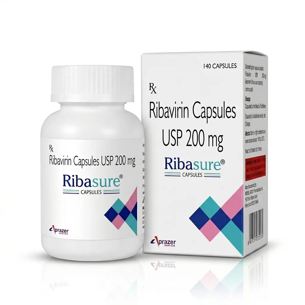 Ribasure — Ribavirin 200 mg, 140 pcs, Aprazer
