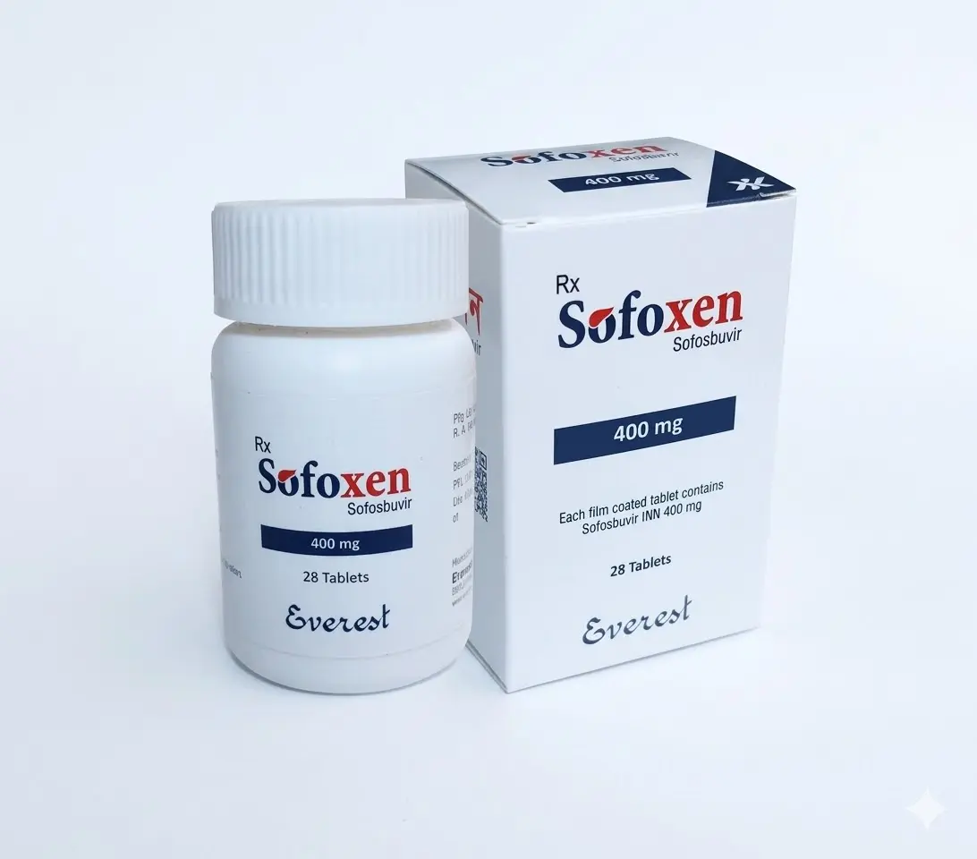 Sofoxen — Sofosbuvir 400 mg, 28 pcs, Everest