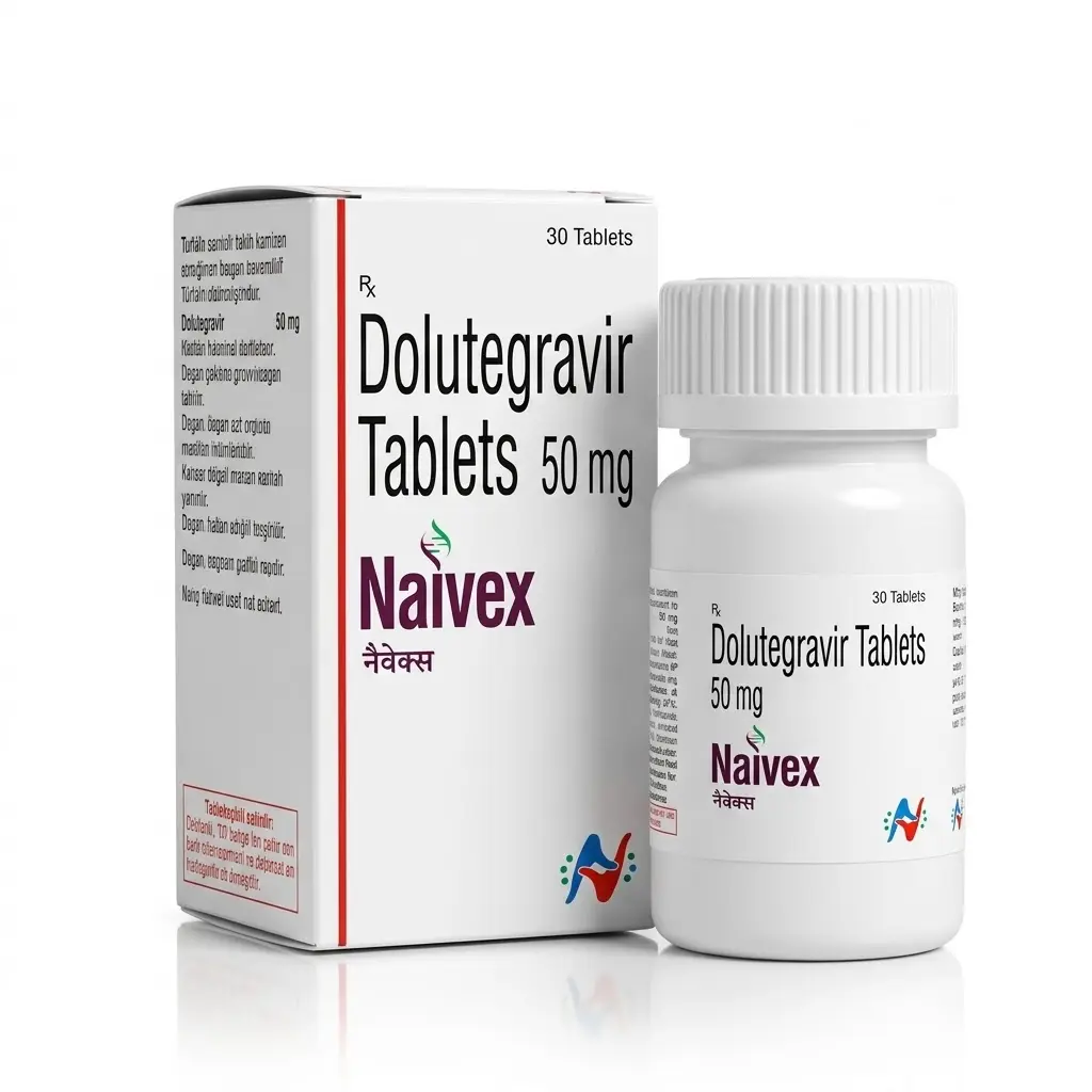 Naivex — Dolutegravir 50 mg, 30 pcs, Hetero