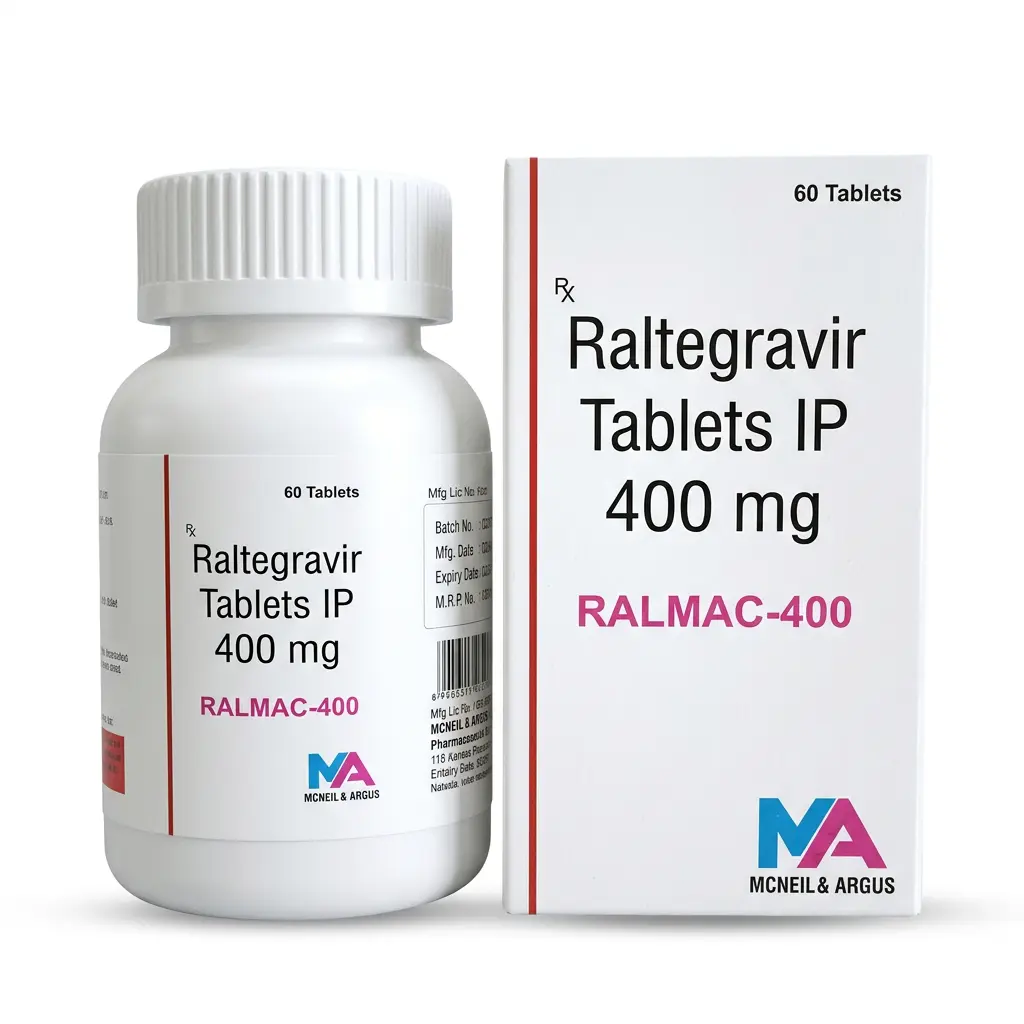 Ralmac — Raltegravir 400 mg, 60 pcs, McNeil & Argus