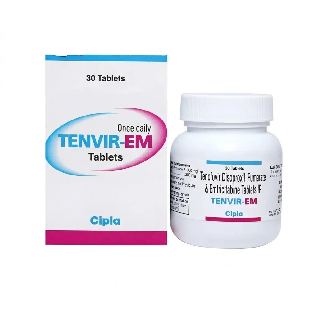 Tenvir-EM — Emtricitabine 300 mg + 200 mg, 30 pcs, Cipla