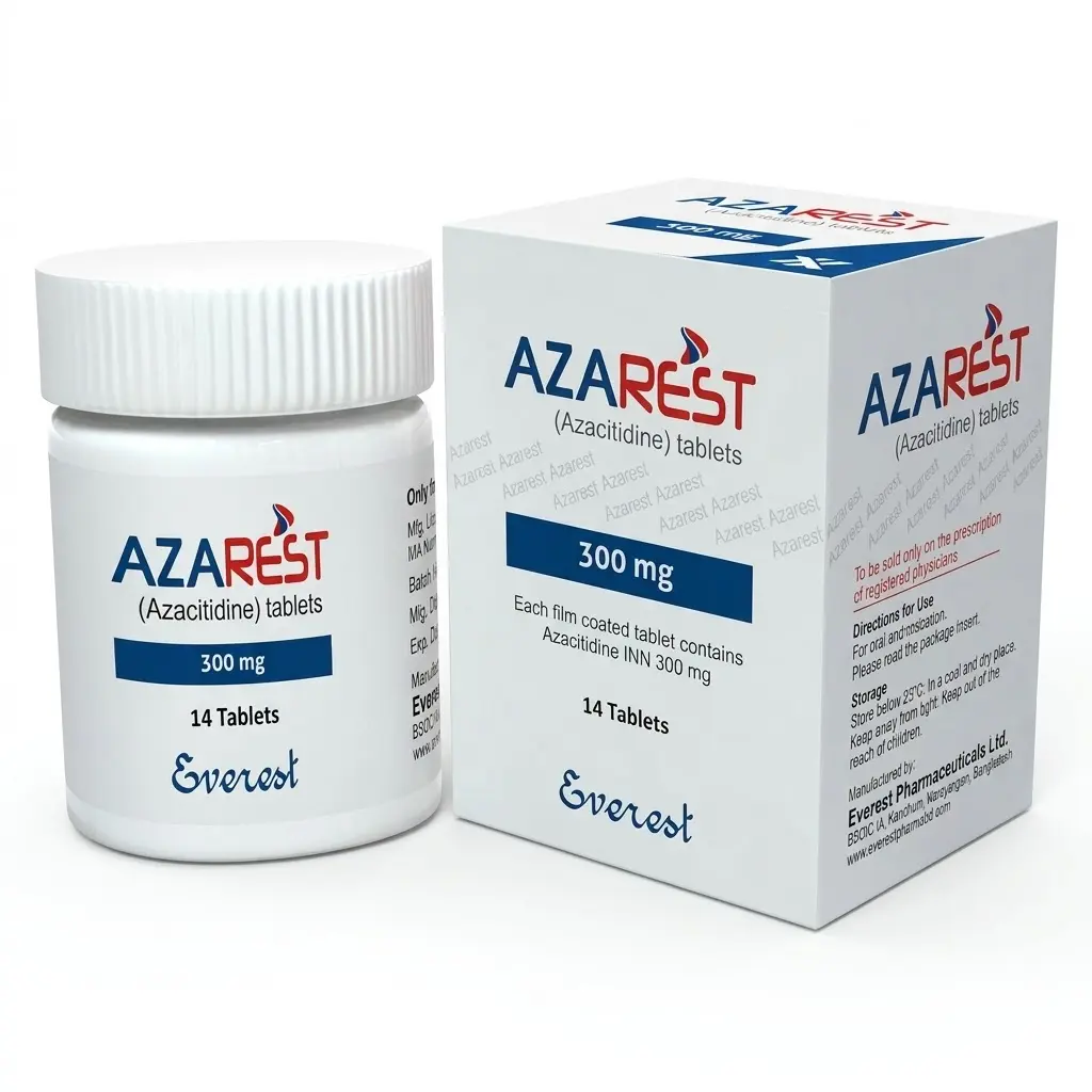 Azarest — Azacitidine 300 mg, 14 pcs, Everest