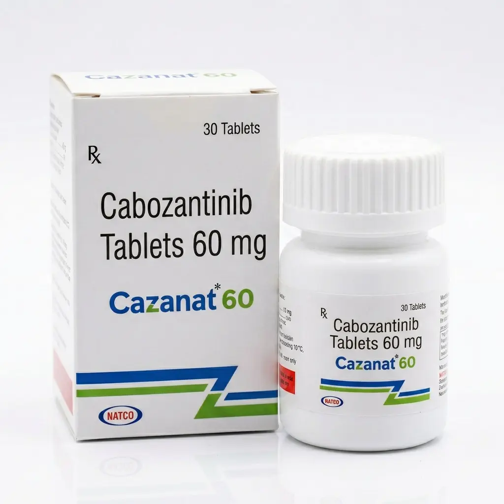 Cazanat — Cabozantinib 60 mg, 30 pcs, Natco