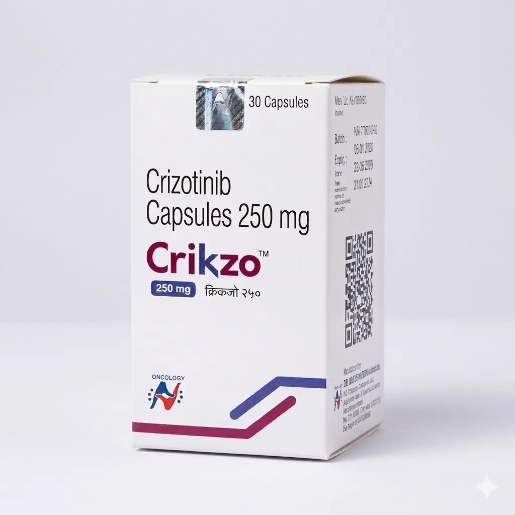 Crikzo — Crizotinib 250 mg, 30 pcs, Hetero