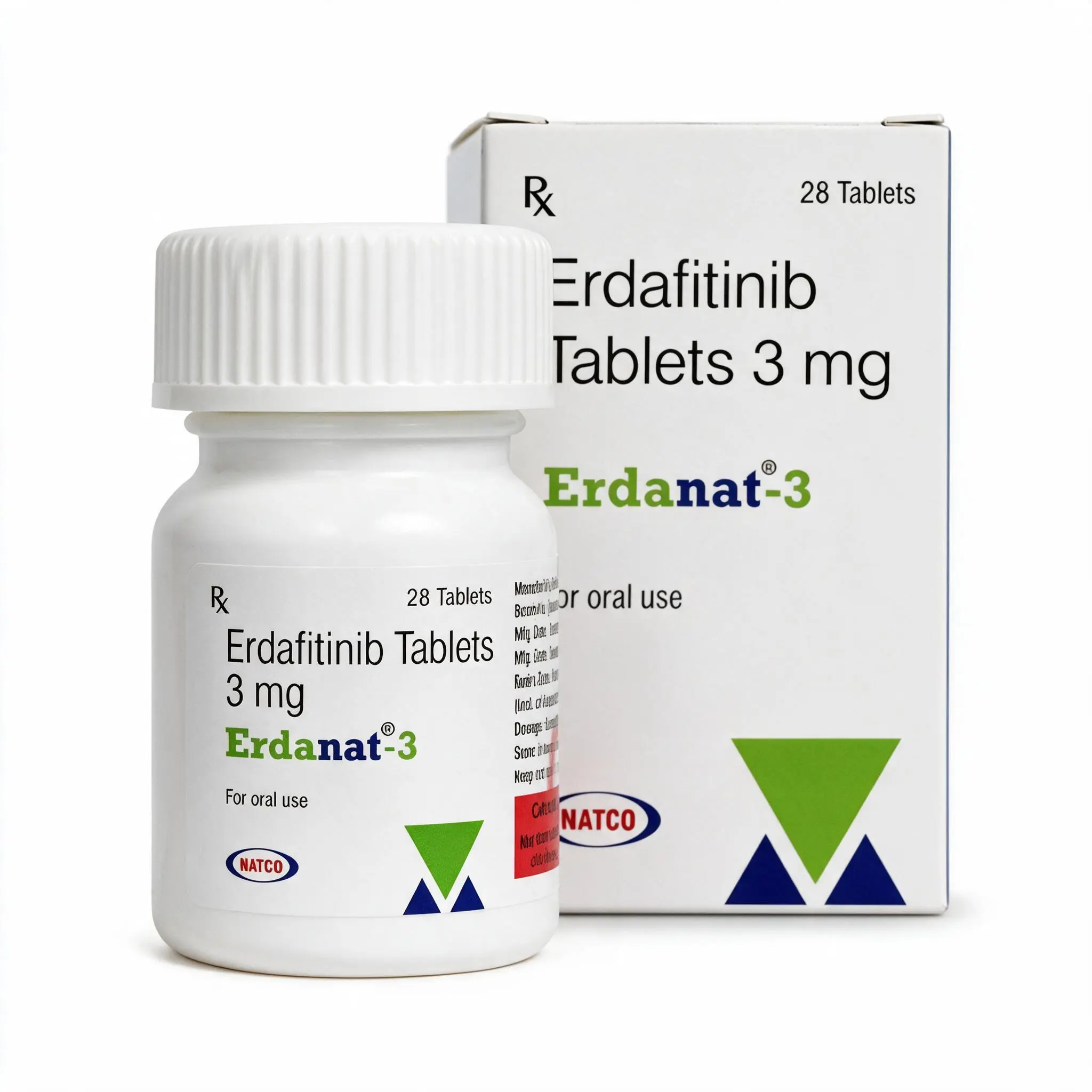 Erdanat 3 — Erdafitinib 3 mg, 28 pcs, Natco