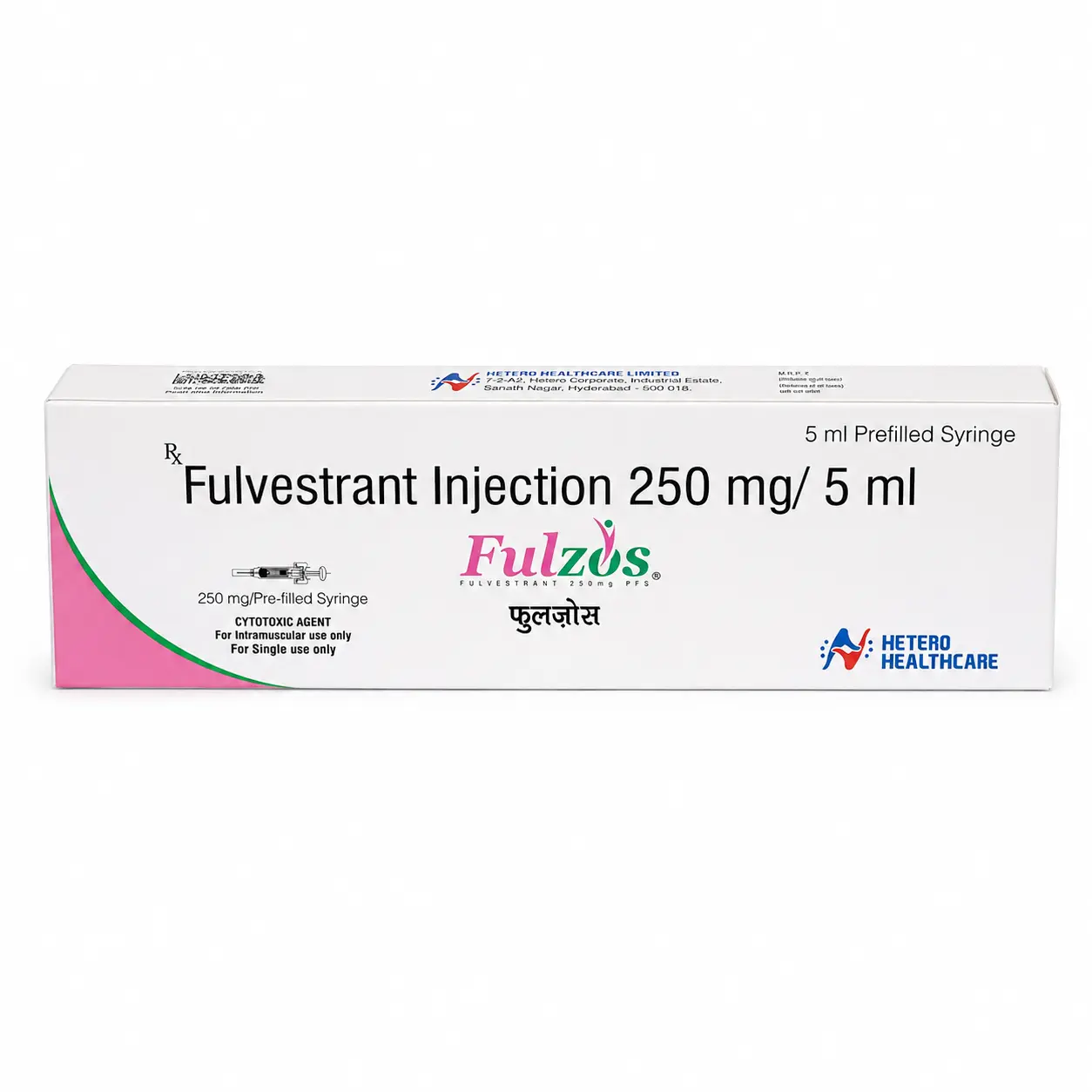 Fulzos — Fulvestrant 250 mg, 1 pcs, Natco