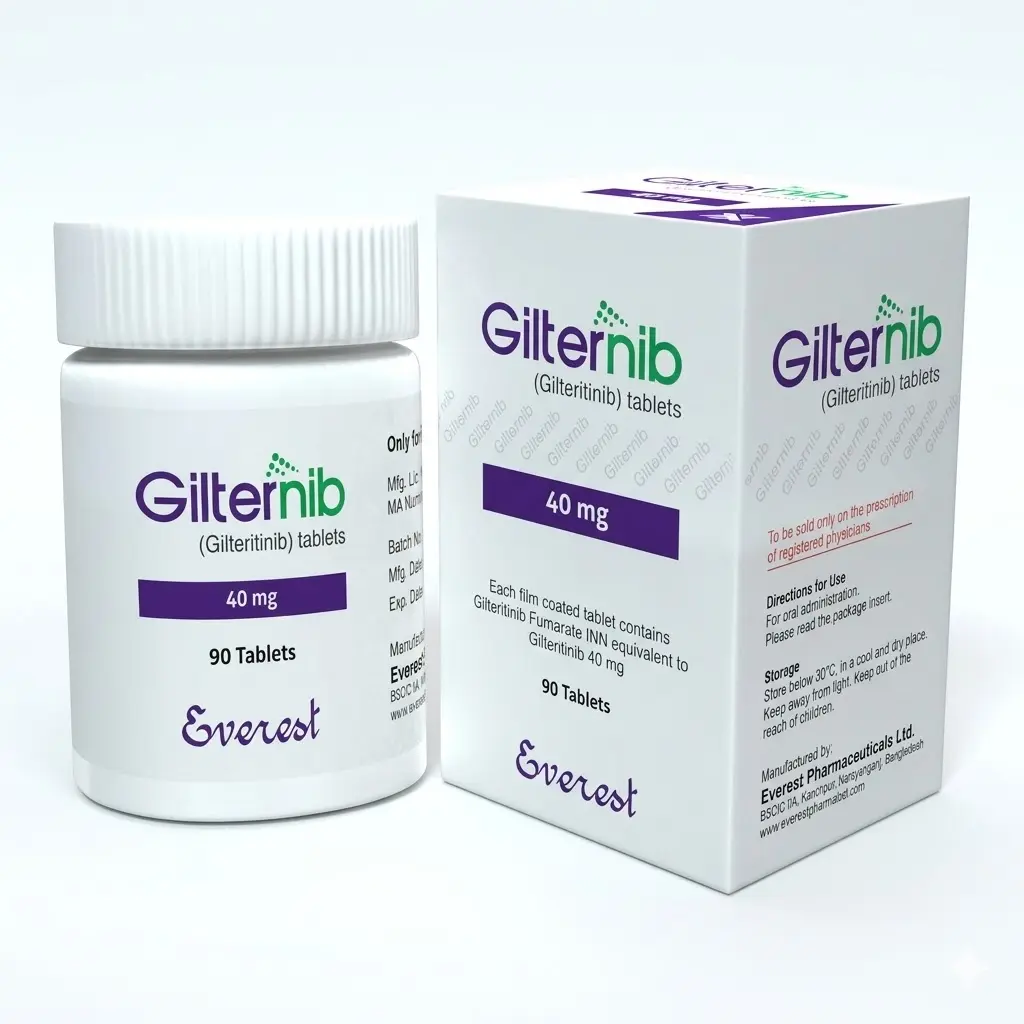 Gilternib — Gilteritinib 40 mg, 90 pcs, Everest