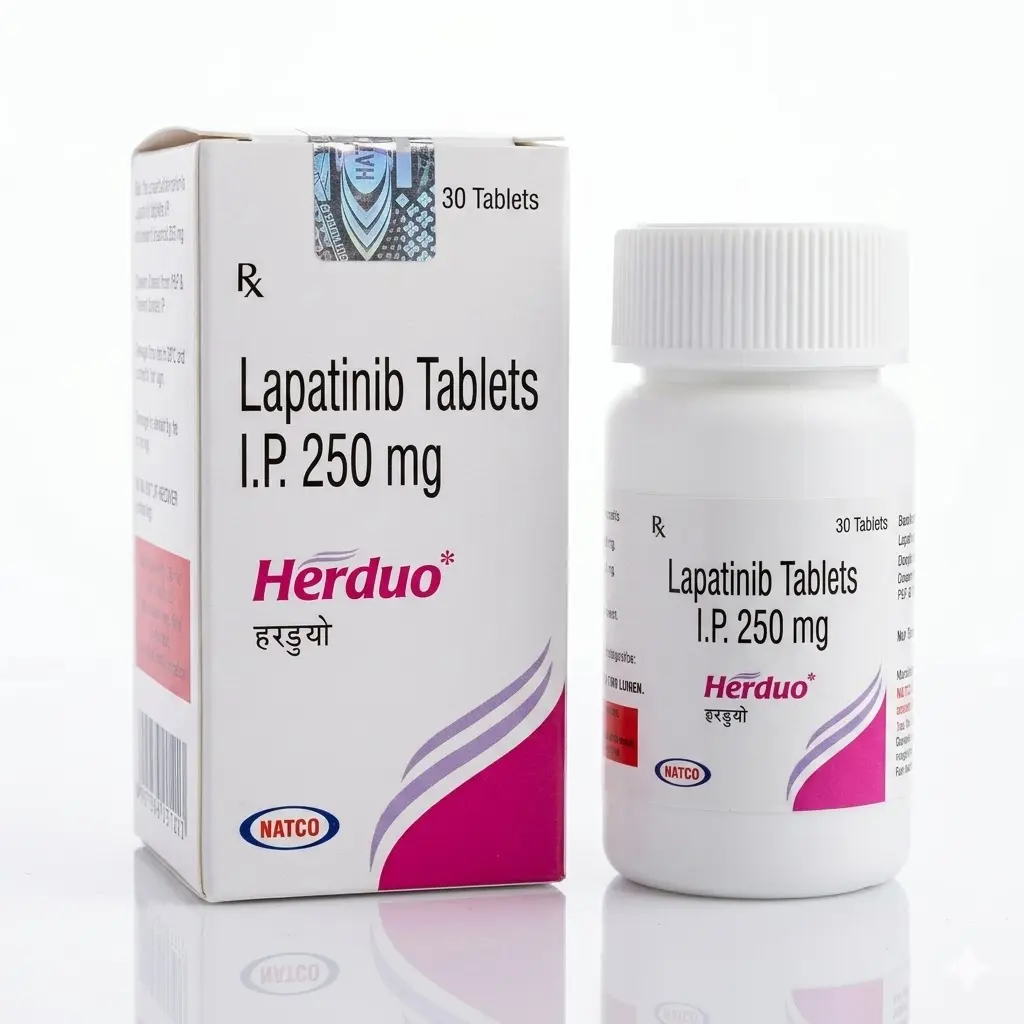 Herduo — Lapatinib 250 mg, 30 pcs, Natco