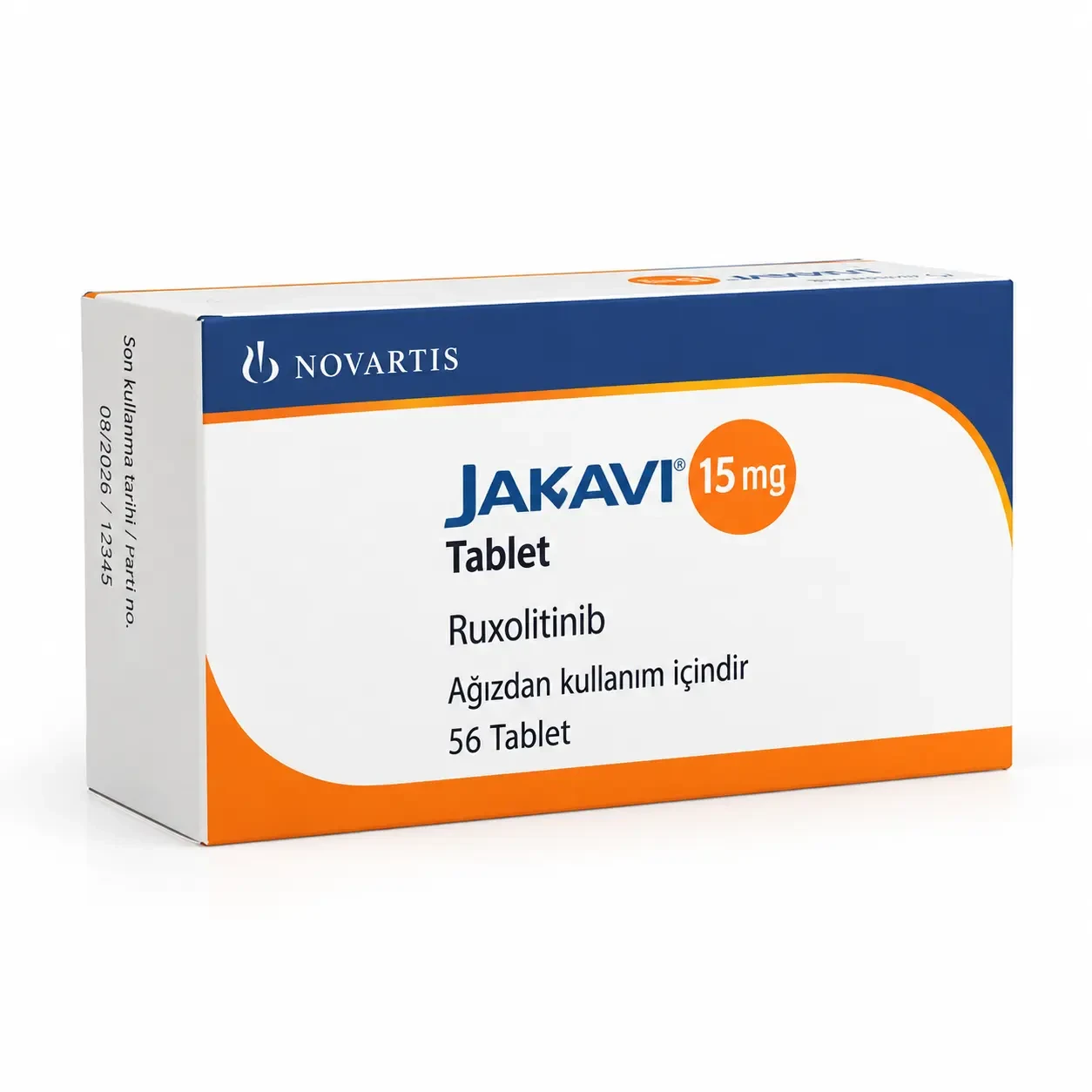 Jakavi 15 — Ruxolitinib 15 mg, 56 pcs, Novartis