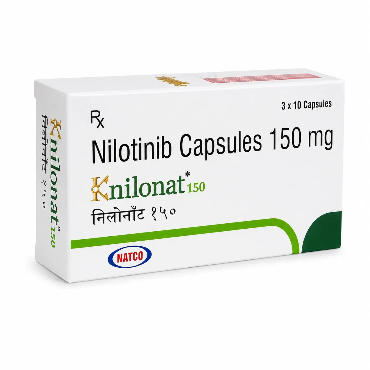 Knilonat 150 — Nilotinib 150 mg, 30 pcs, Natco