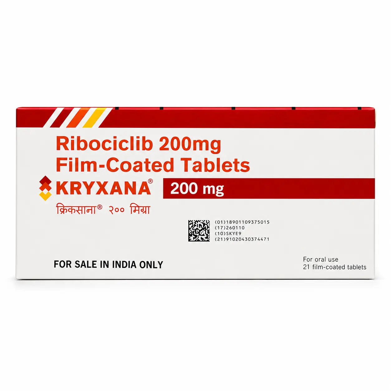 Kryxana — Ribociclib 200 mg, 21 pcs, Novartis