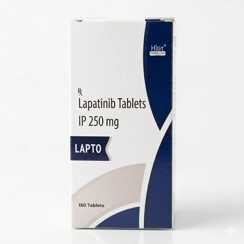 Lapto — Lapatinib 250 mg, 150 pcs, Heet Healthcare