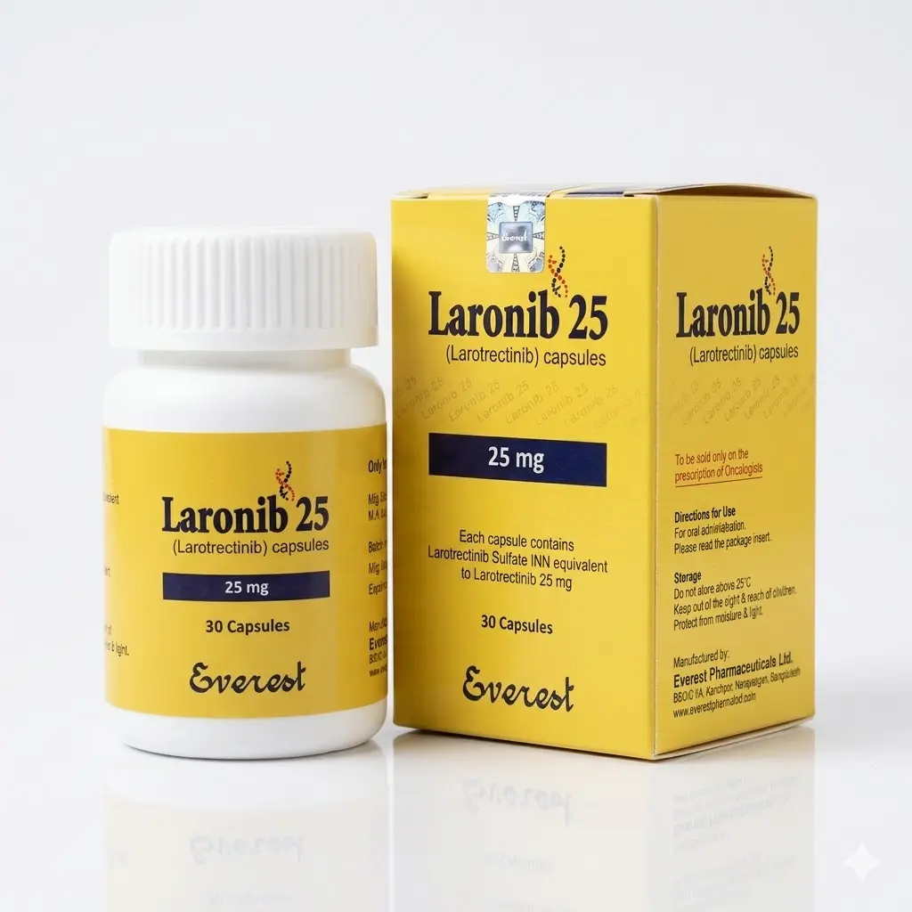 Laronib 25 — Larotrectinib 25 mg, 30 pcs, Everest
