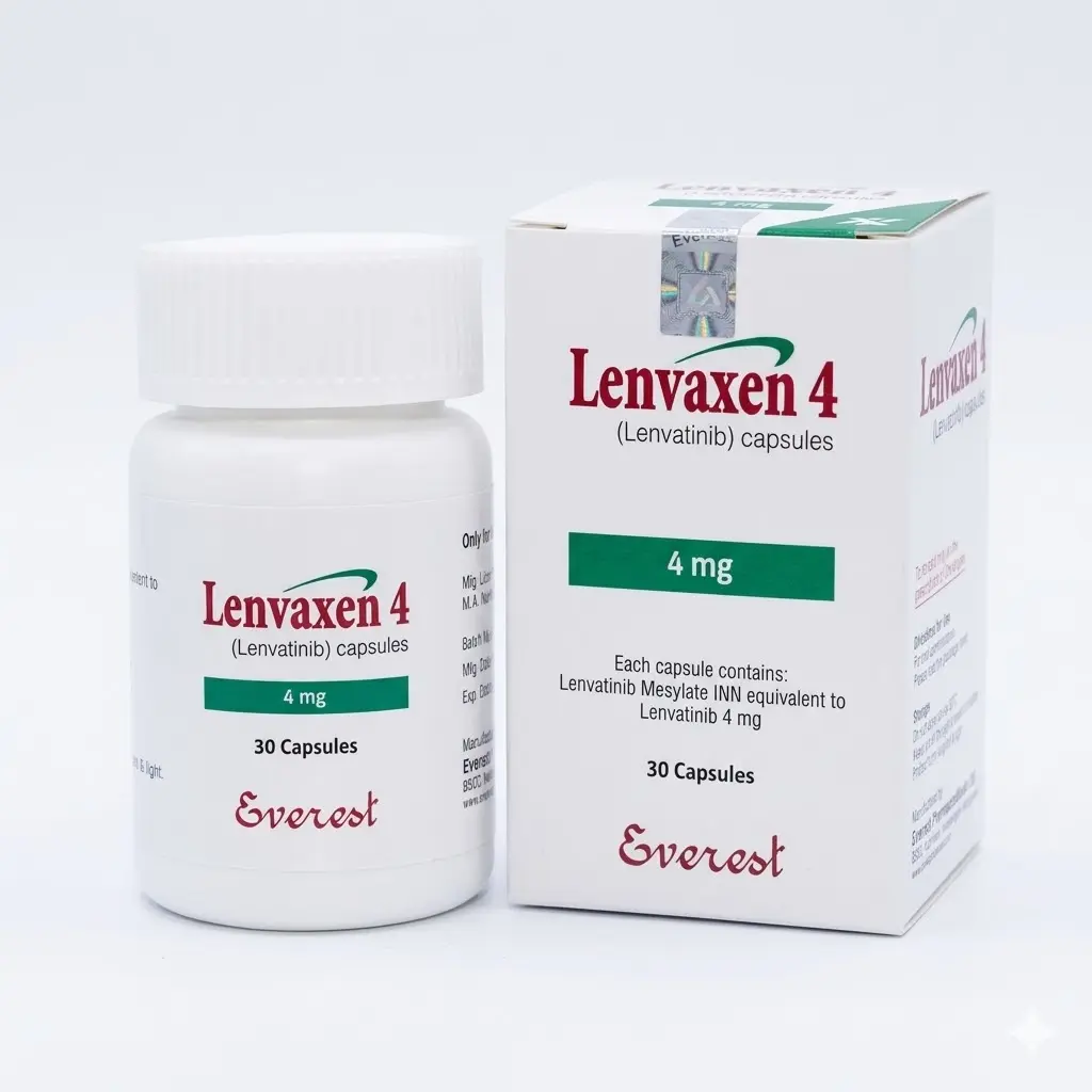 Lenvaxen 4 — Lenvatinib 4 mg, 30 pcs, Everest