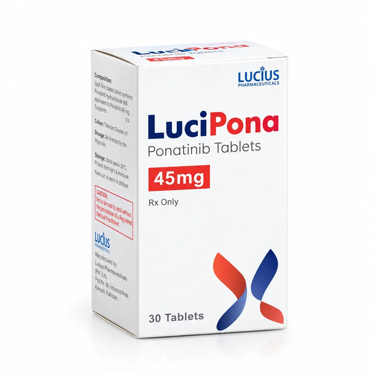 LuciPona 45 — Ponatinib 45 mg, 30 pcs, Lucius