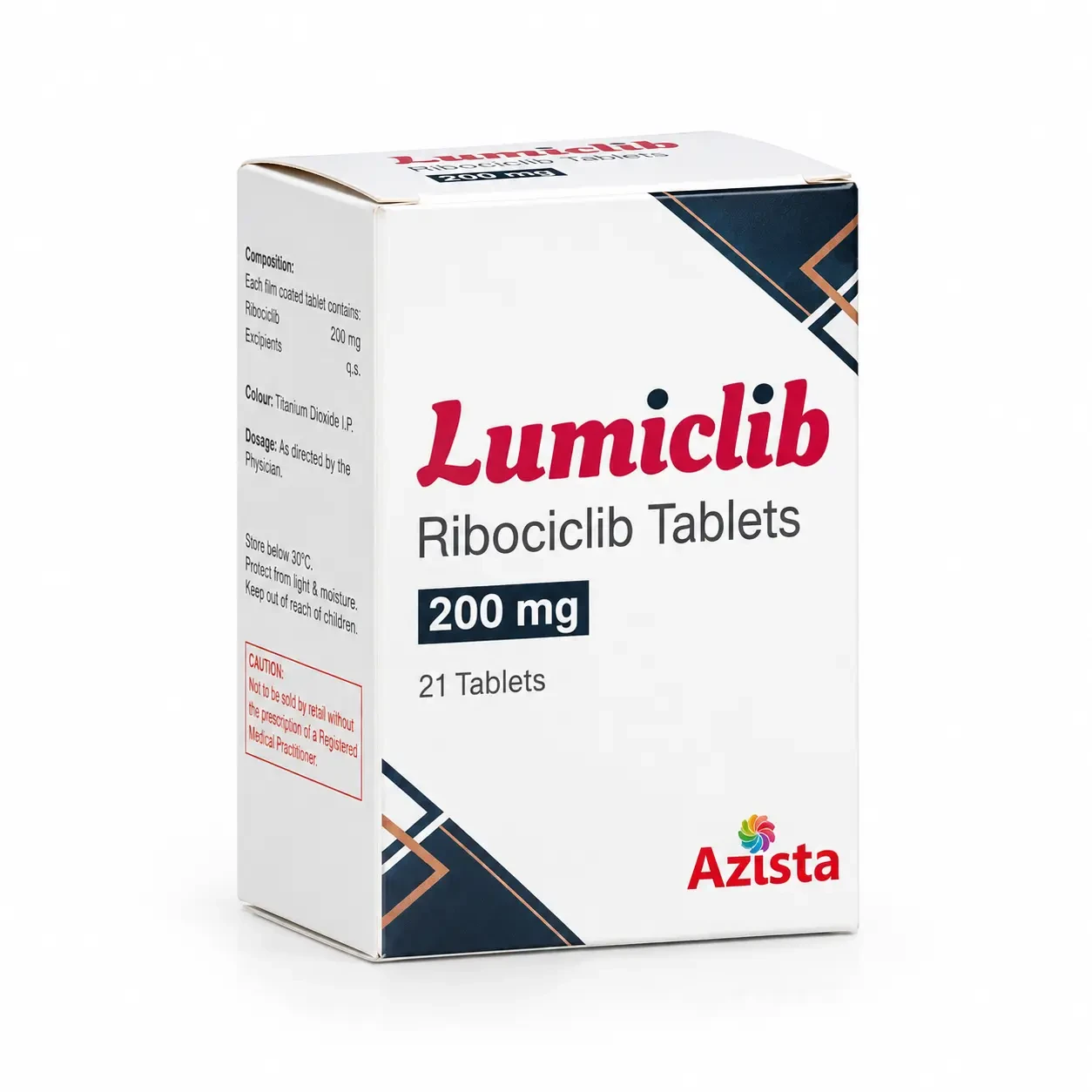 Lumiclib — Ribociclib 200 mg, 21 pcs, Azista Industries