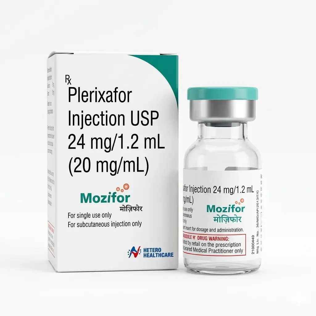 Mozifor — Plerixafor 24 mg / 1.2 ml, 1 pcs, Hetero
