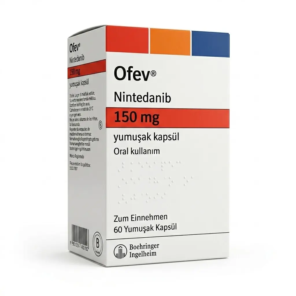 Ofev 150 — Nintedanib 150 mg, 60 pcs, Boehringer Ingelheim
