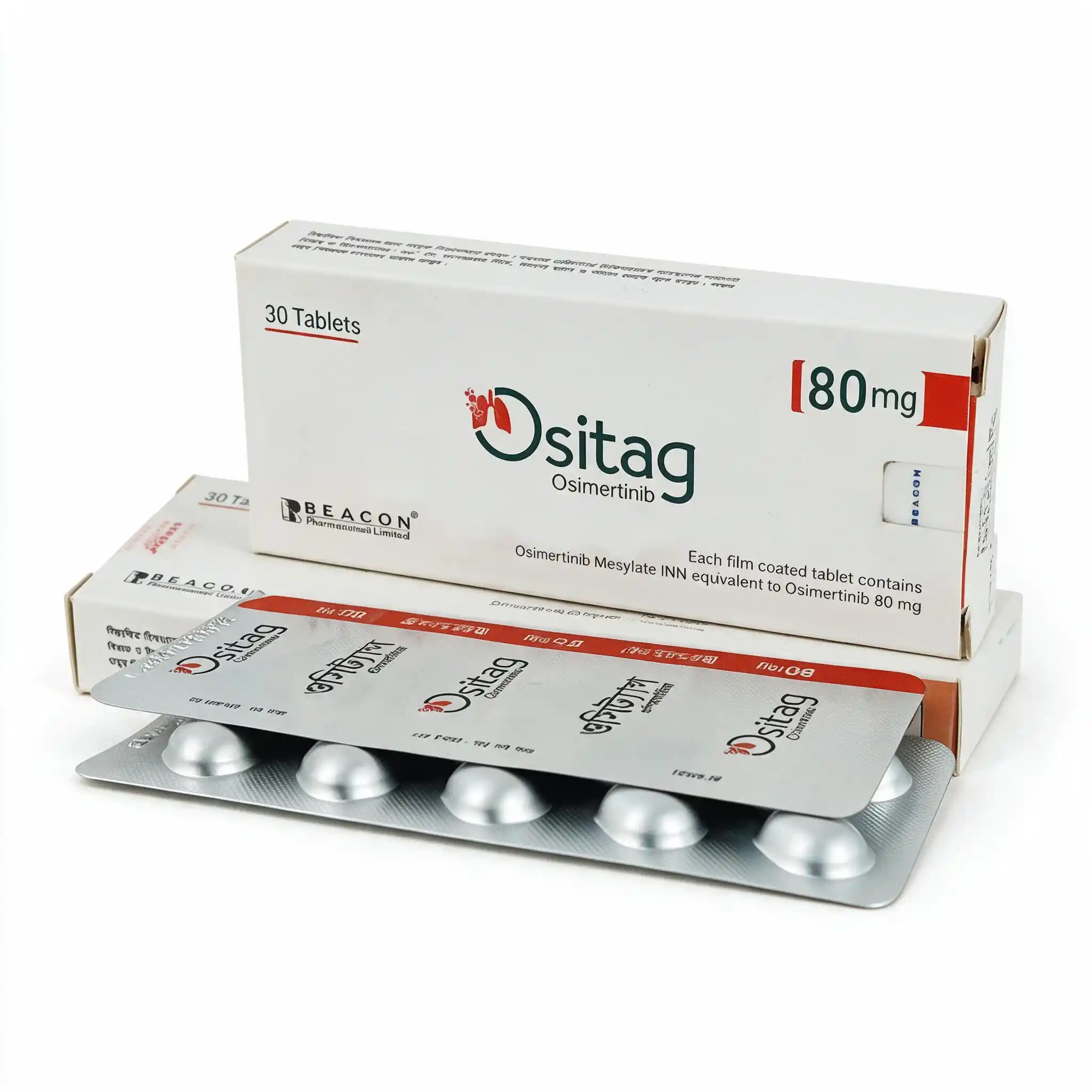 Ositag — Osimertinib 80 mg, 30 pcs, Beacon Pharmaceuticals