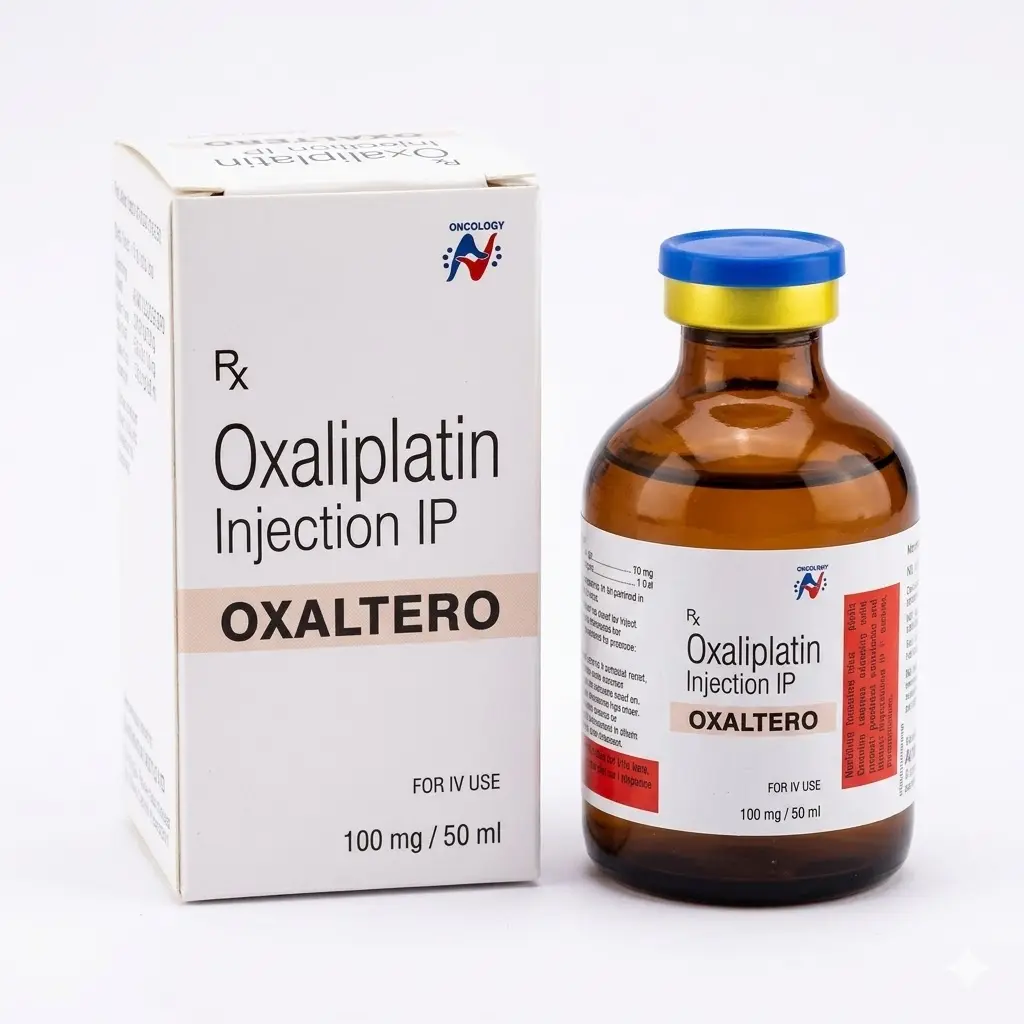 Oxaltero — Oxaliplatin 100 mg / 50 ml, 1 pcs, Hetero
