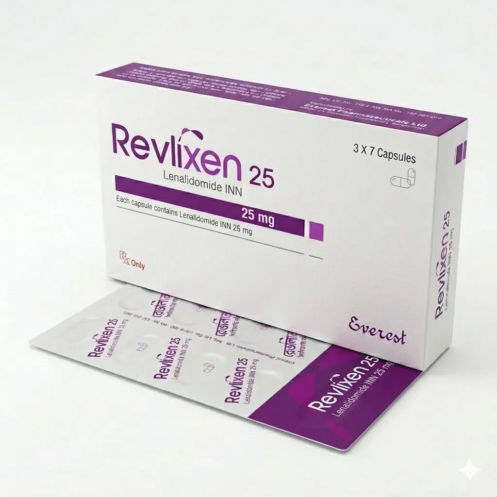 Revlixen 25 — Lenalidomide 25 mg, 21 pcs, Everest