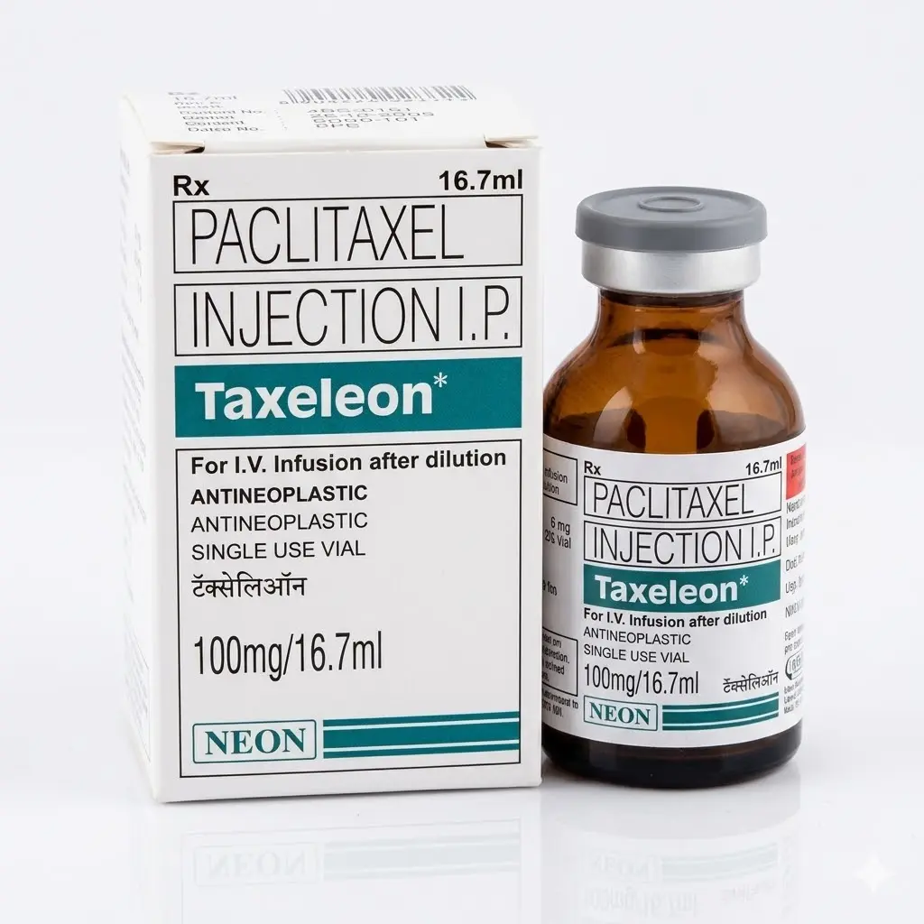 Taxeleon 100 — Paclitaxel 100 mg / 16.67 ml, 1 pcs, Neon