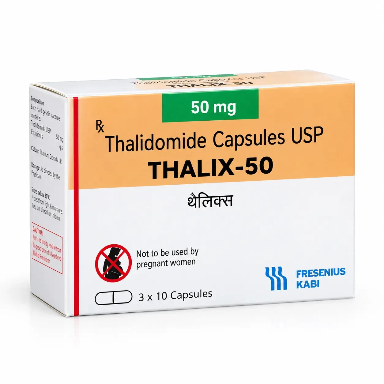 Thalix 50 — Thalidomide 50 mg, 30 pcs, Fresenius Kabi