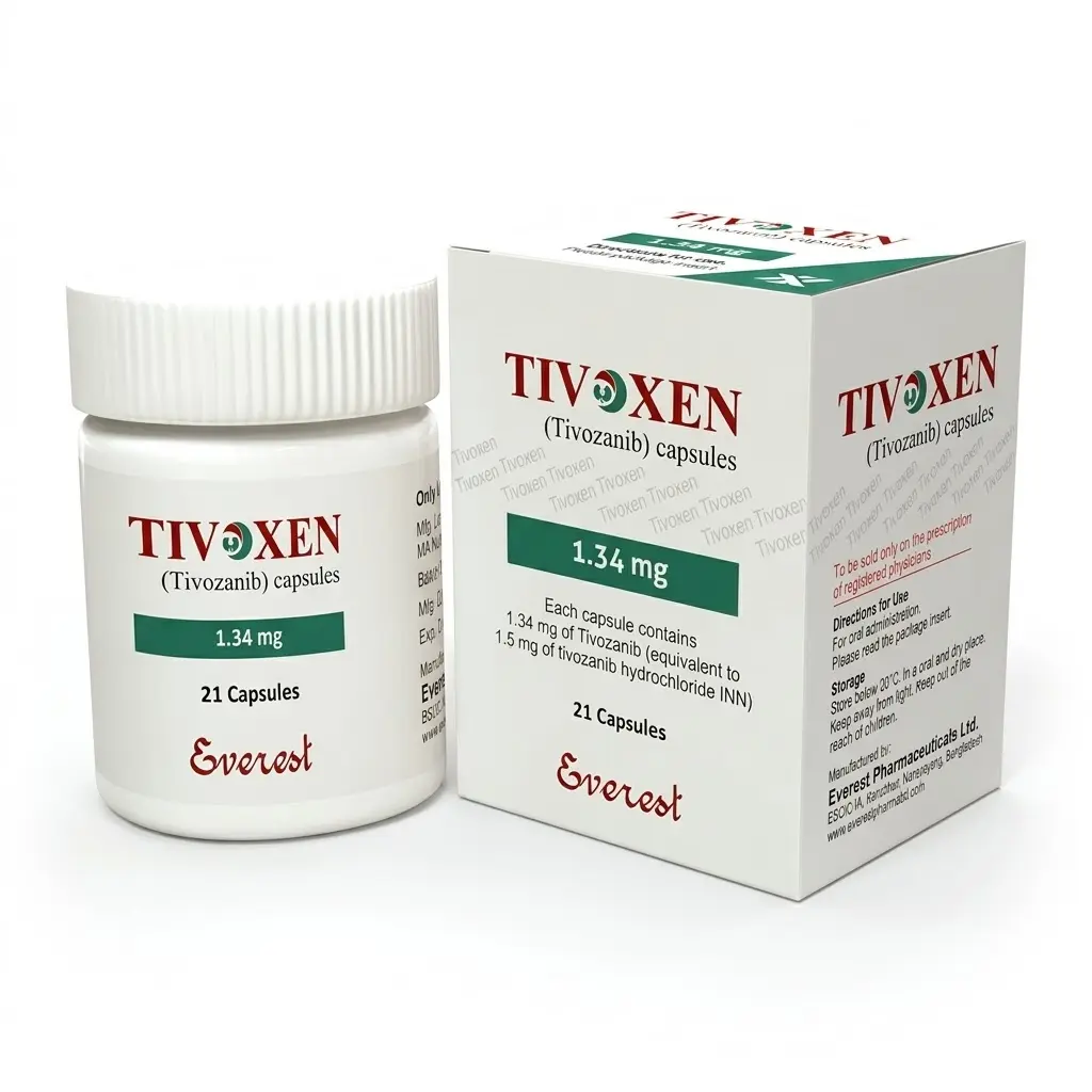 Tivoxen — Tivozanib 1.34 mg, 21 pcs, Everest