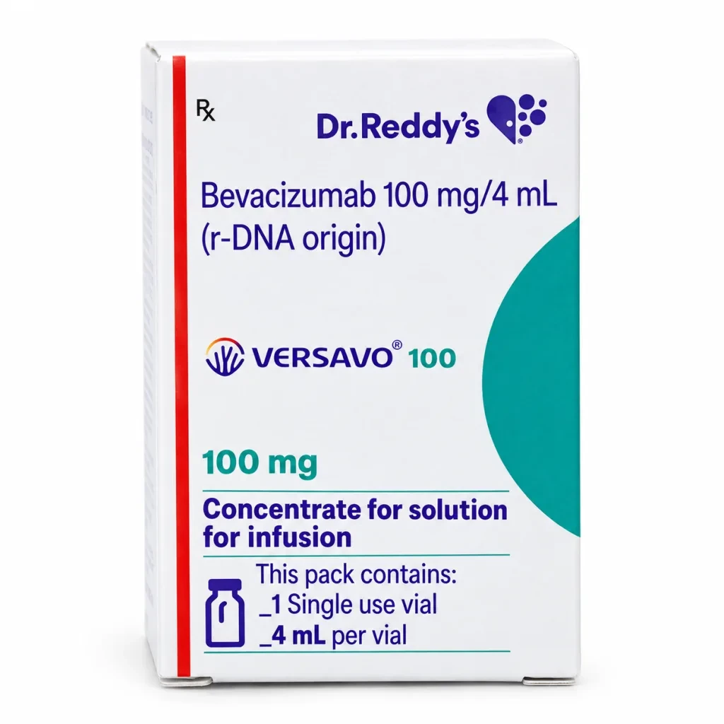 Versavo 100 — Bevacizumab 100 mg, 1 pcs, Dr. Reddy's