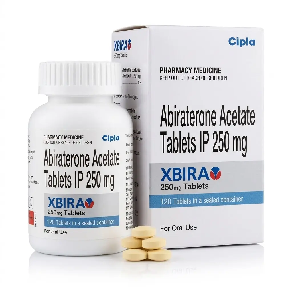 Xbira — Abiraterone Acetate 250 mg, 120 pcs, Cipla