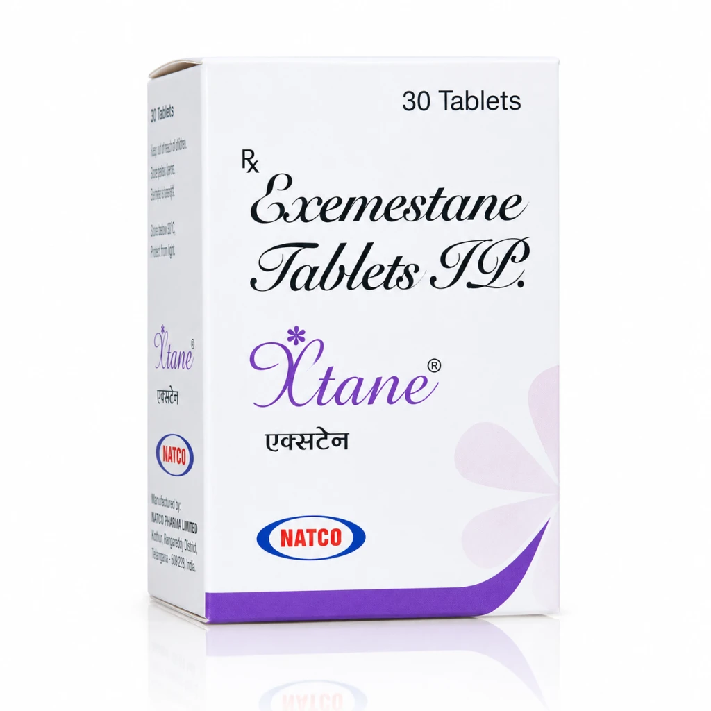 Xtane — Exemestane 25 mg, 30 pcs, Natco